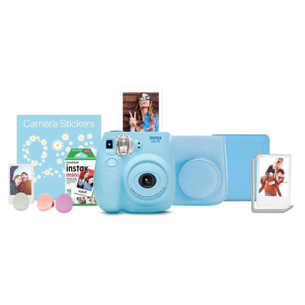 Fujifilm Instax Mini 7s Bundle (includes Camera, Case, Film, Photo Album & Photo Holders) for $49!